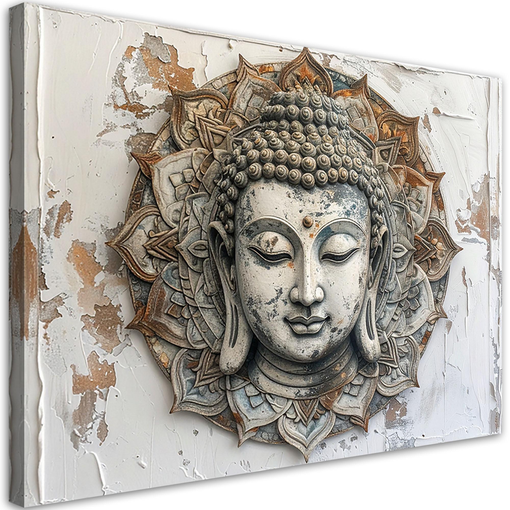LEINWANDBILD Zen und Orientalisch 100x70cm - Beige, Textil (100/70cm) - Feeby