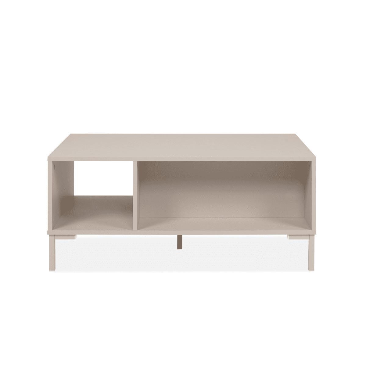 COUCHTISCH 2 Türen, 1 Fach, kaschmirfarben 60/43/100 cm - Beige, Holzwerkstoff (67.5/60/43cm) - Calicosy