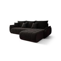ECKSOFA Akita - Dunkelgrau, Holzwerkstoff/Textil (280/185cm) - Fun Möbel