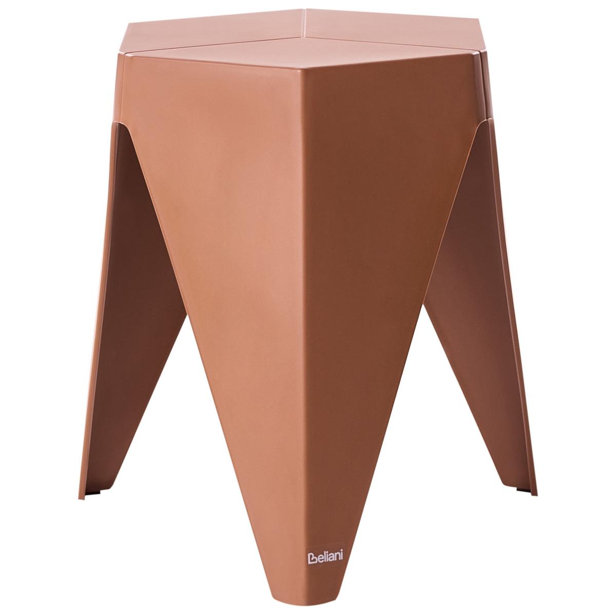 GARTENHOCKER 4er-Set Hellgrün Karavos - Pink/Rot, Kunststoff (36/45/32cm) - Beliani