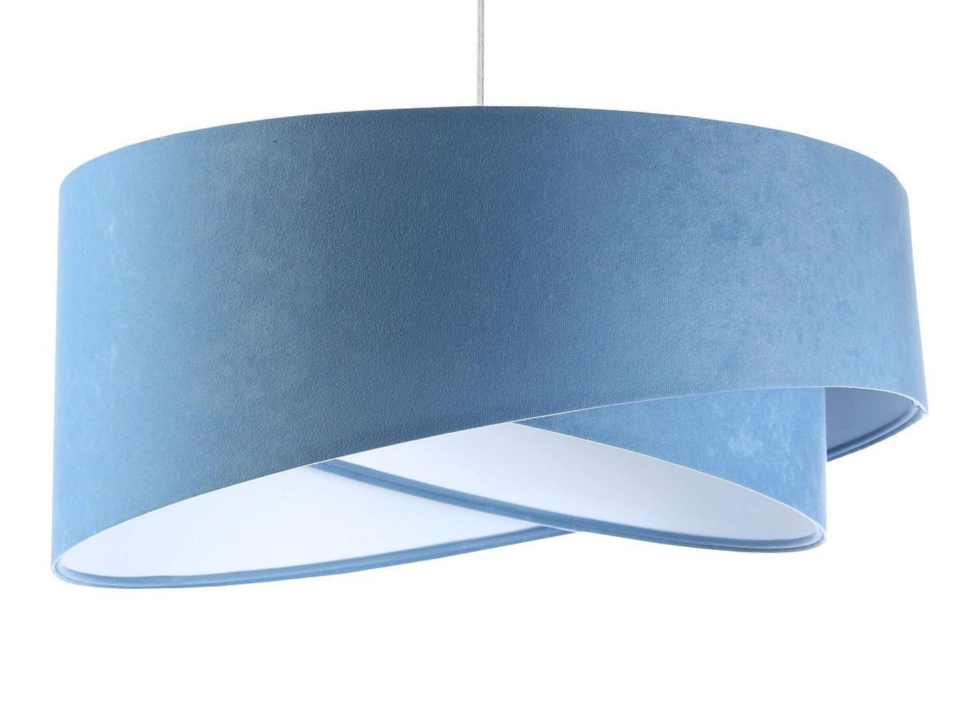 HÄNGELEUCHTE Blau 50/23 cm - Weiß, Kunststoff (50/1.3/23cm) - ONZENO