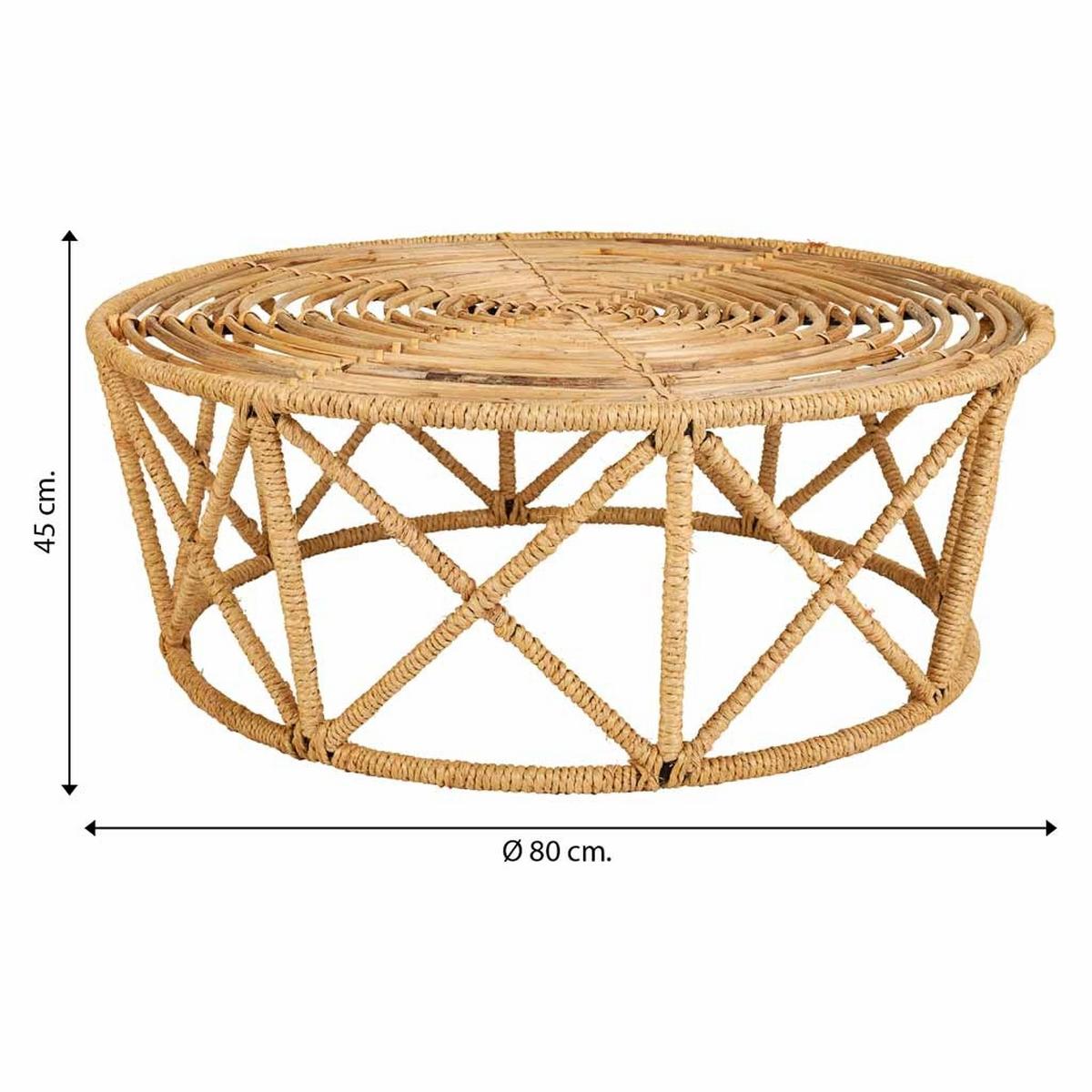 TISCH, 80x45cm - Braun, Naturmaterialien (80/80/45cm) - Wanderlust