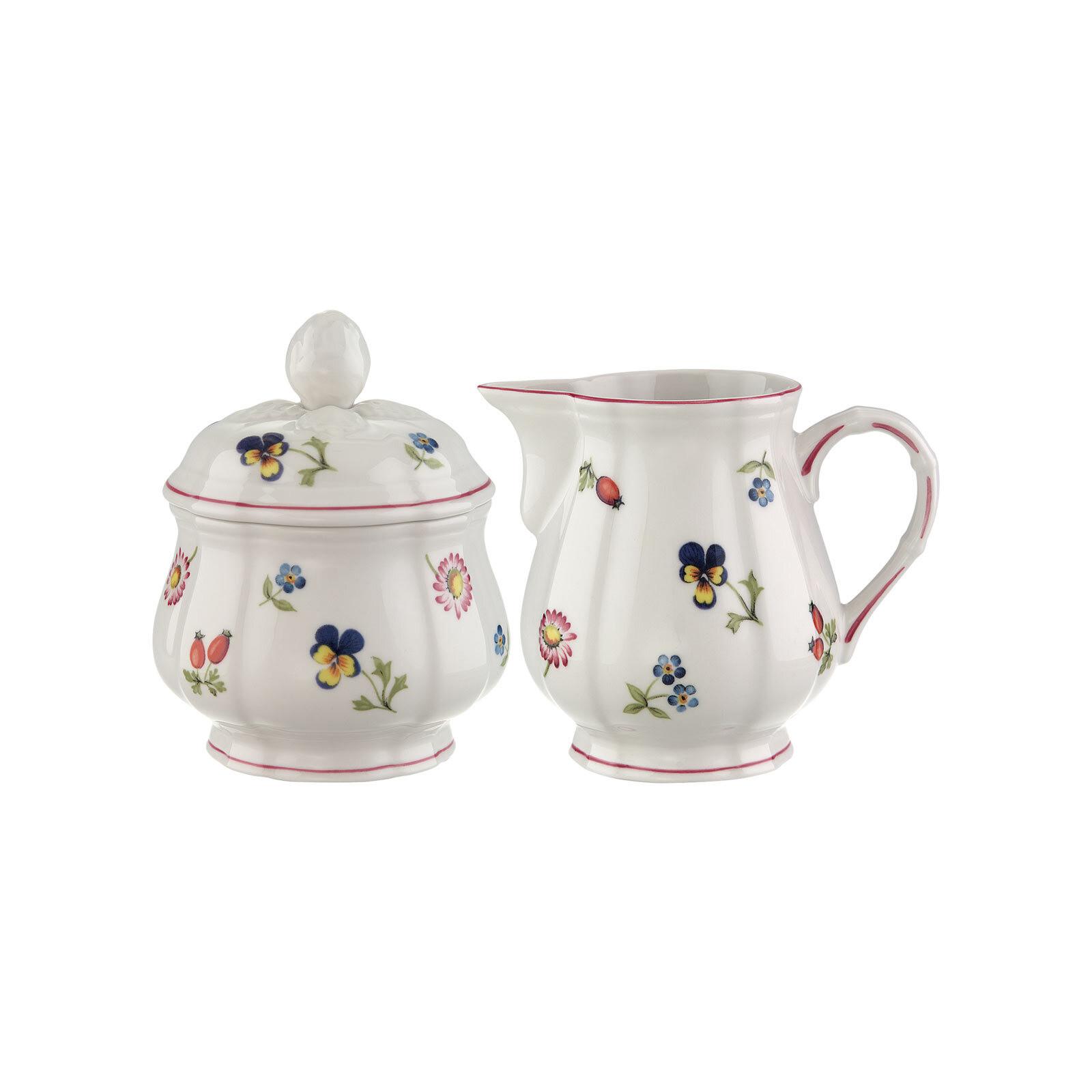 MILCH- UND ZUCKER-SET Petite Fleur bunt 2-tlg. - Multicolor, Keramik (1/2cm) - Villeroy & Boch