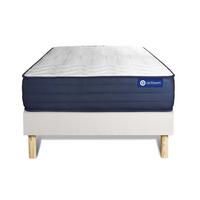BETT Actimemo life Memory-Schaum 80 x 200 cm h4 - Kit Bettgestell Weiß - Beige/Weiß, Karton/Holz (80/200cm) - ACTISOM