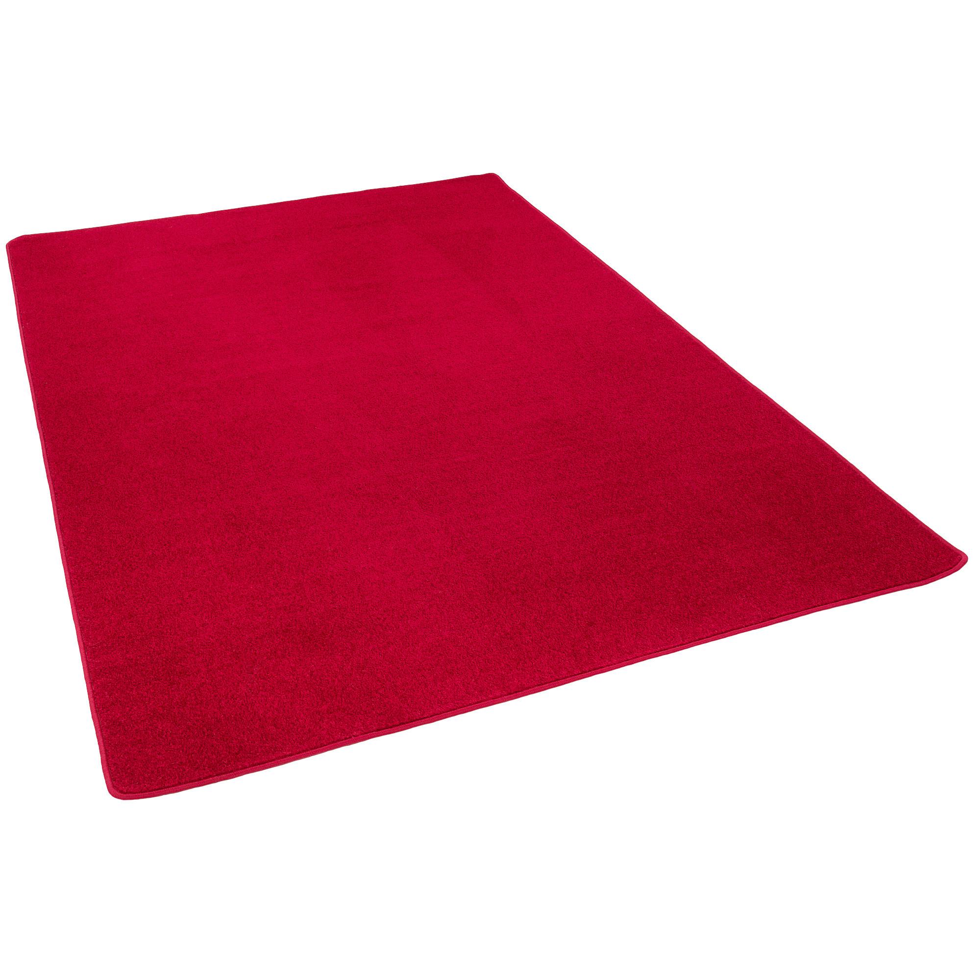TREND VELOURS TEPPICH JOY - Rot, Textil (160/200cm) - Snapstyle