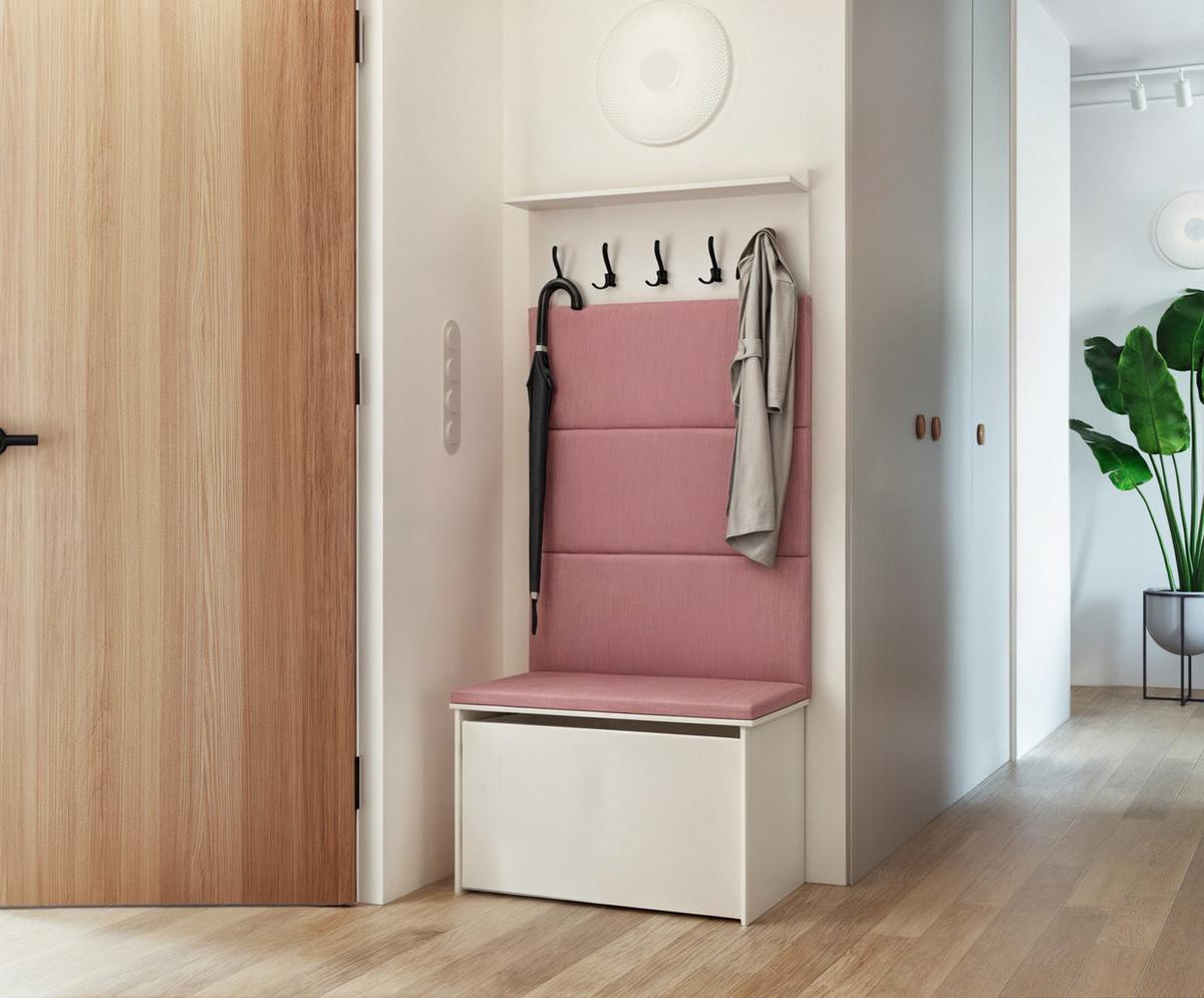 FLURMÖBEL Andy - Hellrosa, Holzwerkstoff (40/192/73cm) - RAUMHIRSCH FURNITURE