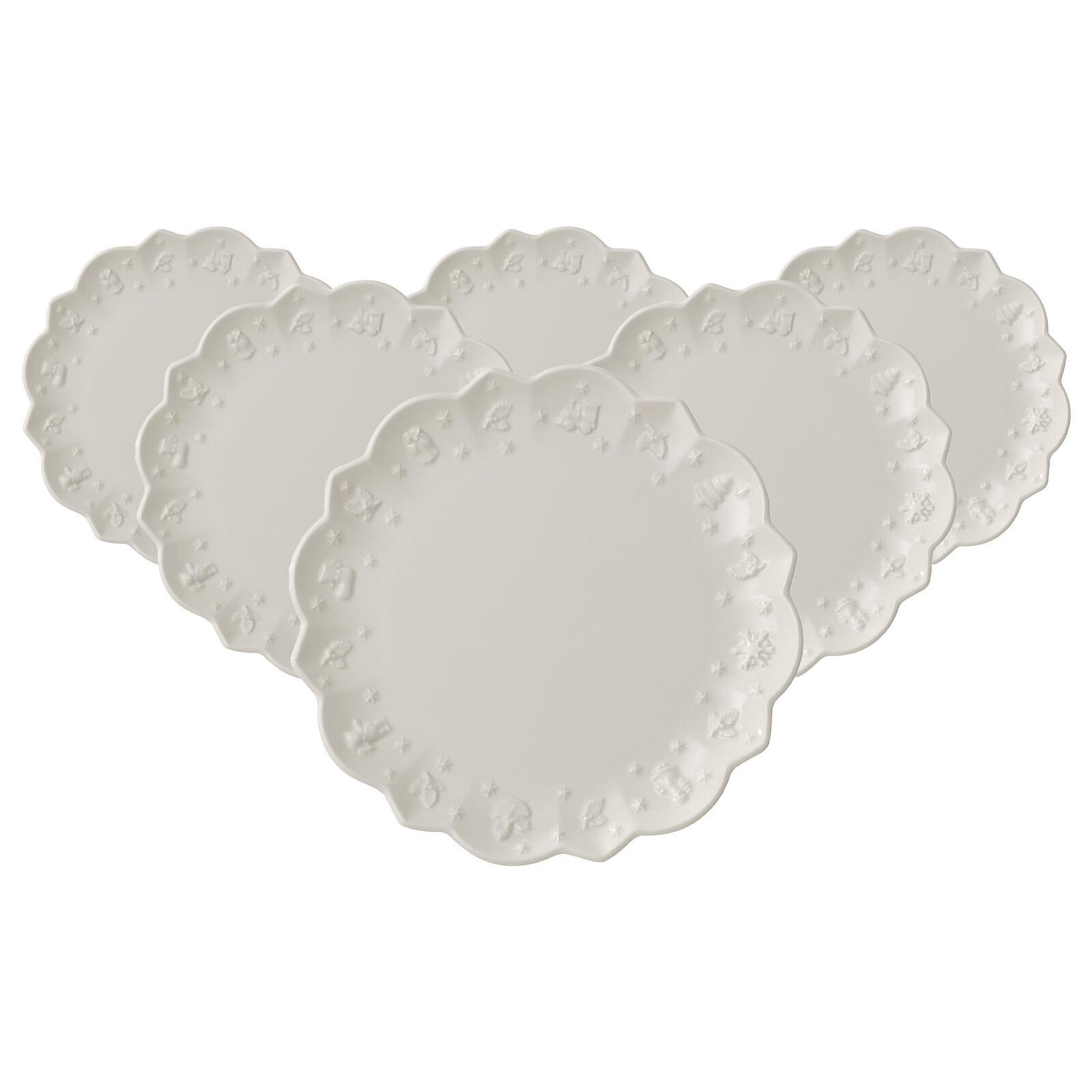 FRÜHSTÜCKSTELLER Toy's Delight Royal Classic weiß ø 23,3 cm 6er Set - Weiß, Keramik (23.3cm) - Villeroy & Boch