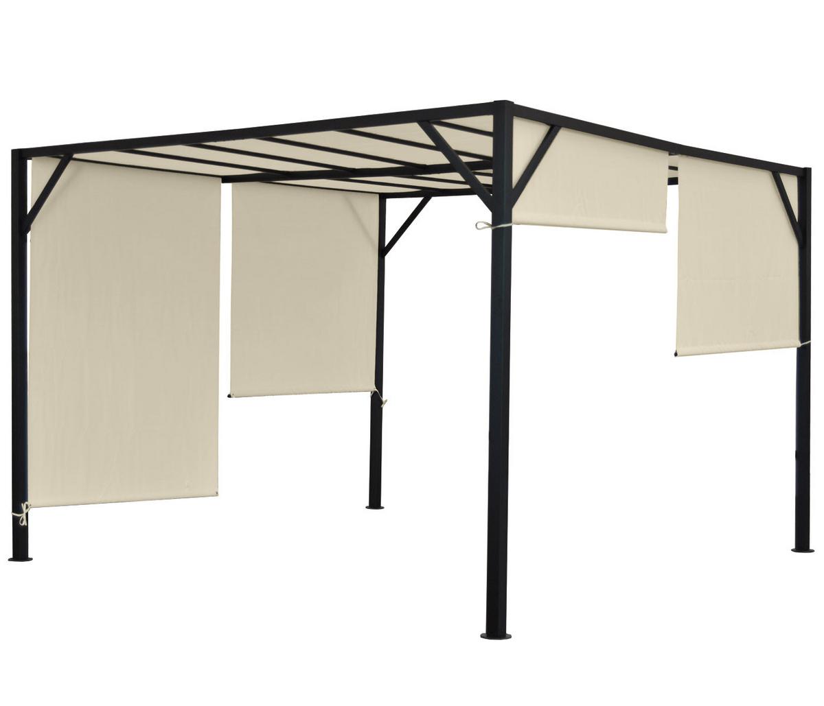 ERSATZBEZUG DACH FÜR PERGOLA BEJA Cremeweiß - Weiß, Textil (372/1/596cm) - MCW