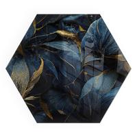GLASPLATTE für Kamin h40 cm - Dunkelblau, Glas (40/40/0.4cm) - TULUP