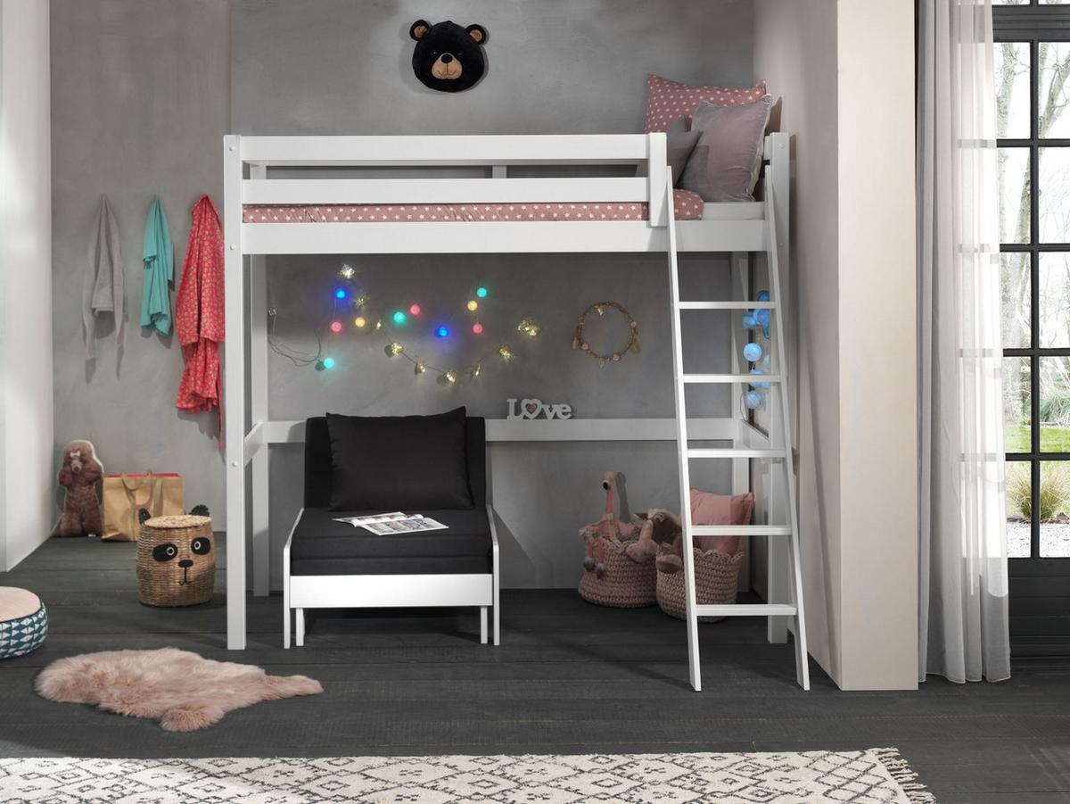 HOCHBETT Karolina 209x190x165 aus Massivholz in Weiß - Weiß, Holz (90/200cm) - 58aufmkessel