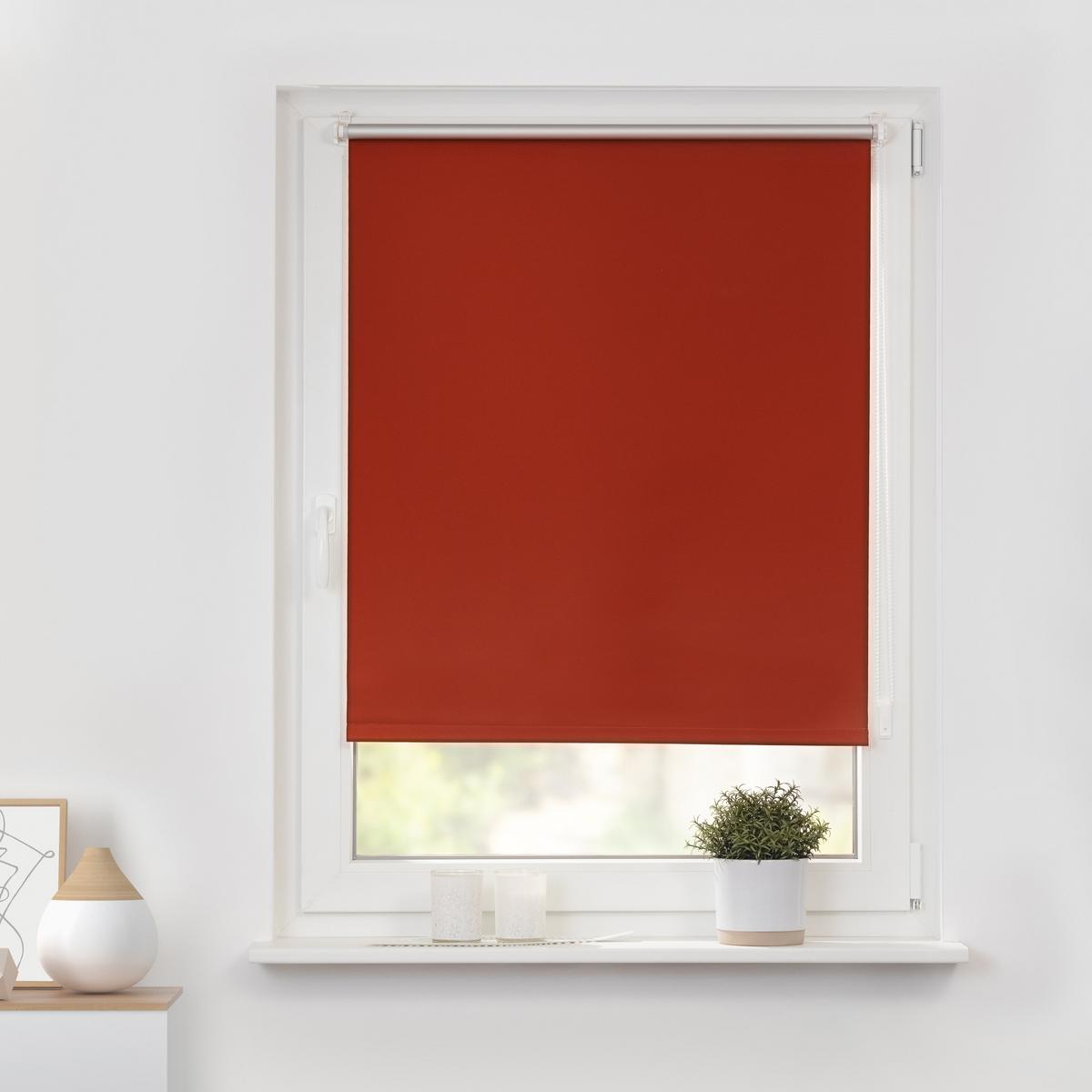 THERMO-ROLLO KLEMMFIX, OHNE BOHREN, VERDUNKELUNG - Terracotta, Kunststoff (90/220cm) - Lichtblick Original