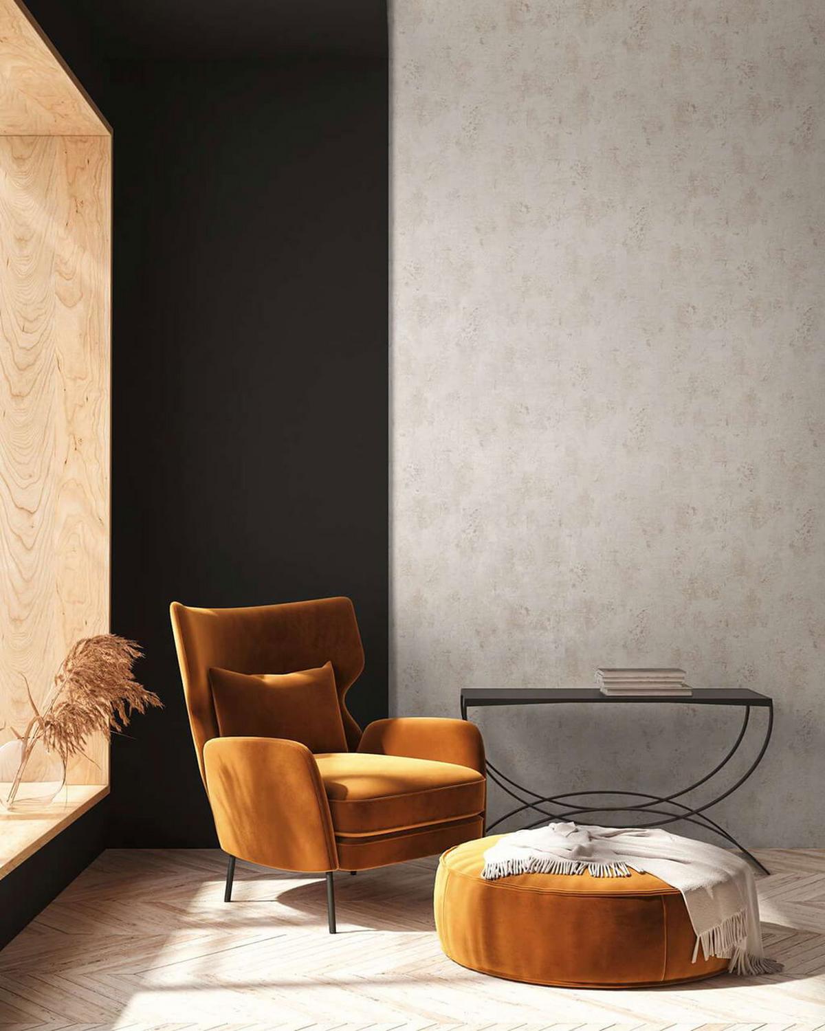 VLIESTAPETE Beige 53/1005 cm - Braun, Textil (53/1cm) - KUNSTLOFT