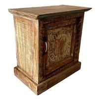 NACHTTISCH aus Holz, braun, 52x30x57cm - Braun, Holz (52/57/30cm) - Wanderlust