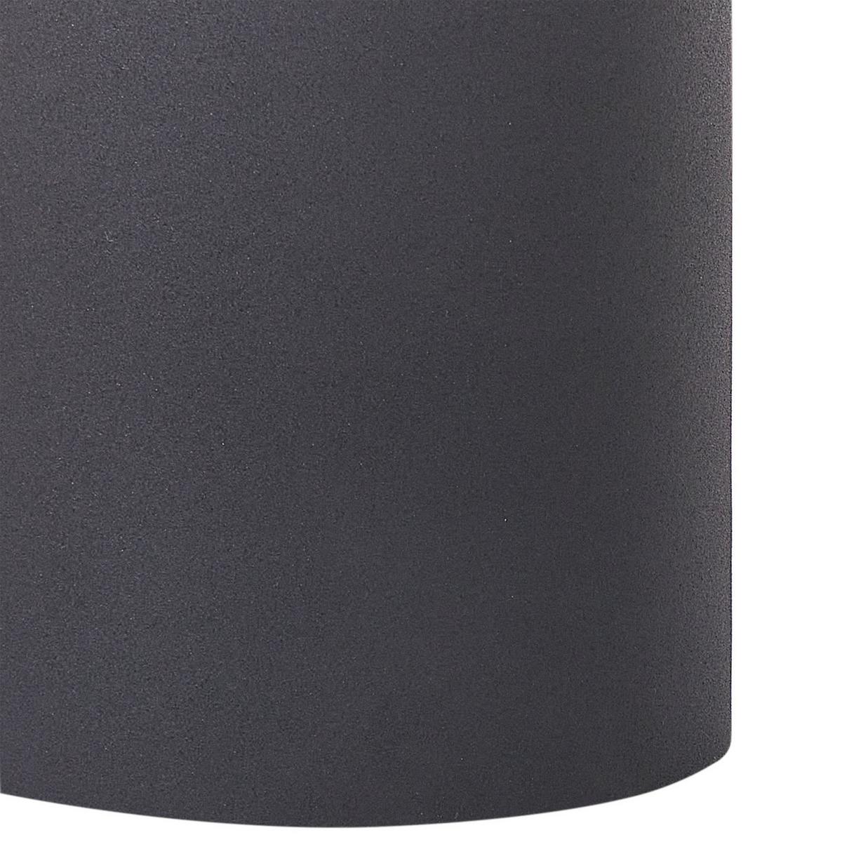 BEISTELLTISCH Metall schwarz rund 33 cm Tenjo - Schwarz, Metall (33/33/50cm) - Beliani