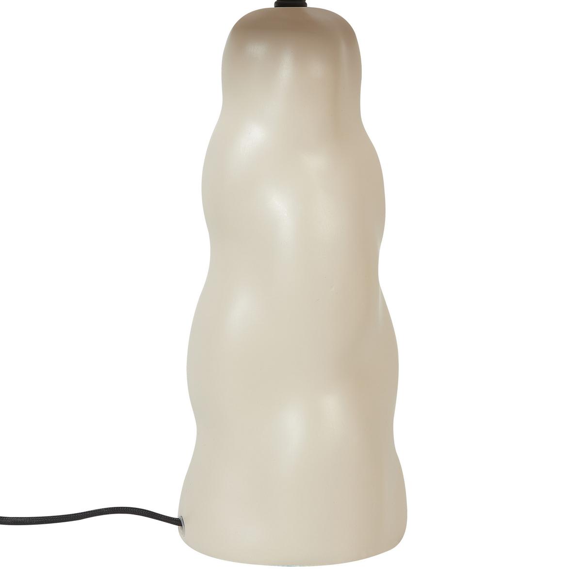 TISCHLAMPE Beige Vilar - Beige, Keramik (30/30/51cm) - Beliani