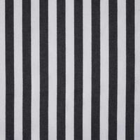 BAUMWOLLSTOFF Meterware schwarz-weiß gestreift, 150 cm - Schwarz, Textil (150/100cm) - Homescapes