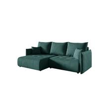 ECKSOFA Canio - Grün, Holzwerkstoff/Textil (221/153cm) - Fun Möbel