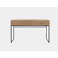 KONSOLENTISCH AZIR mit 137 / 83 / 37, Eichefarben - Eichefarben, Holzwerkstoff (37/137/83cm) - MASSENO