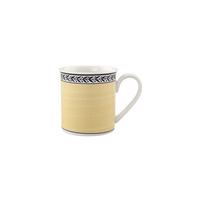 KAFFEEBECHER Audun Fleur weiß-grau-gelb 300 ml - Gelb/Weiß, Keramik (0.3L) - Villeroy & Boch