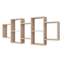 WANDREGAL Trio 001 - Sonoma Eiche, Holzwerkstoff (161/65/18cm) - MIRJAN24