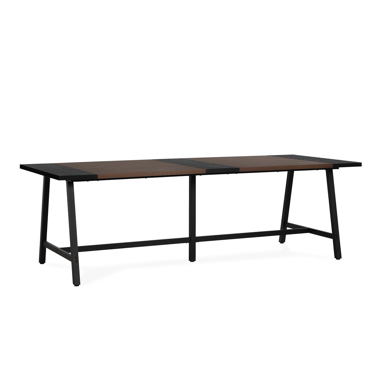 ESSTISCH Caracas Walnuss-Optik, 240 cm - Walnussfarben, Holzwerkstoff (100/240/75cm) - VS Venta-stock