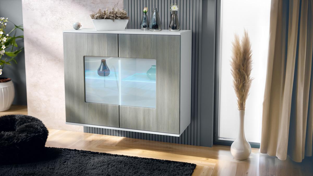 KOMMODE Grömitz Avola-Anthrazit - Anthrazit, Holzwerkstoff (92.5/73.5/35cm) - Vladon