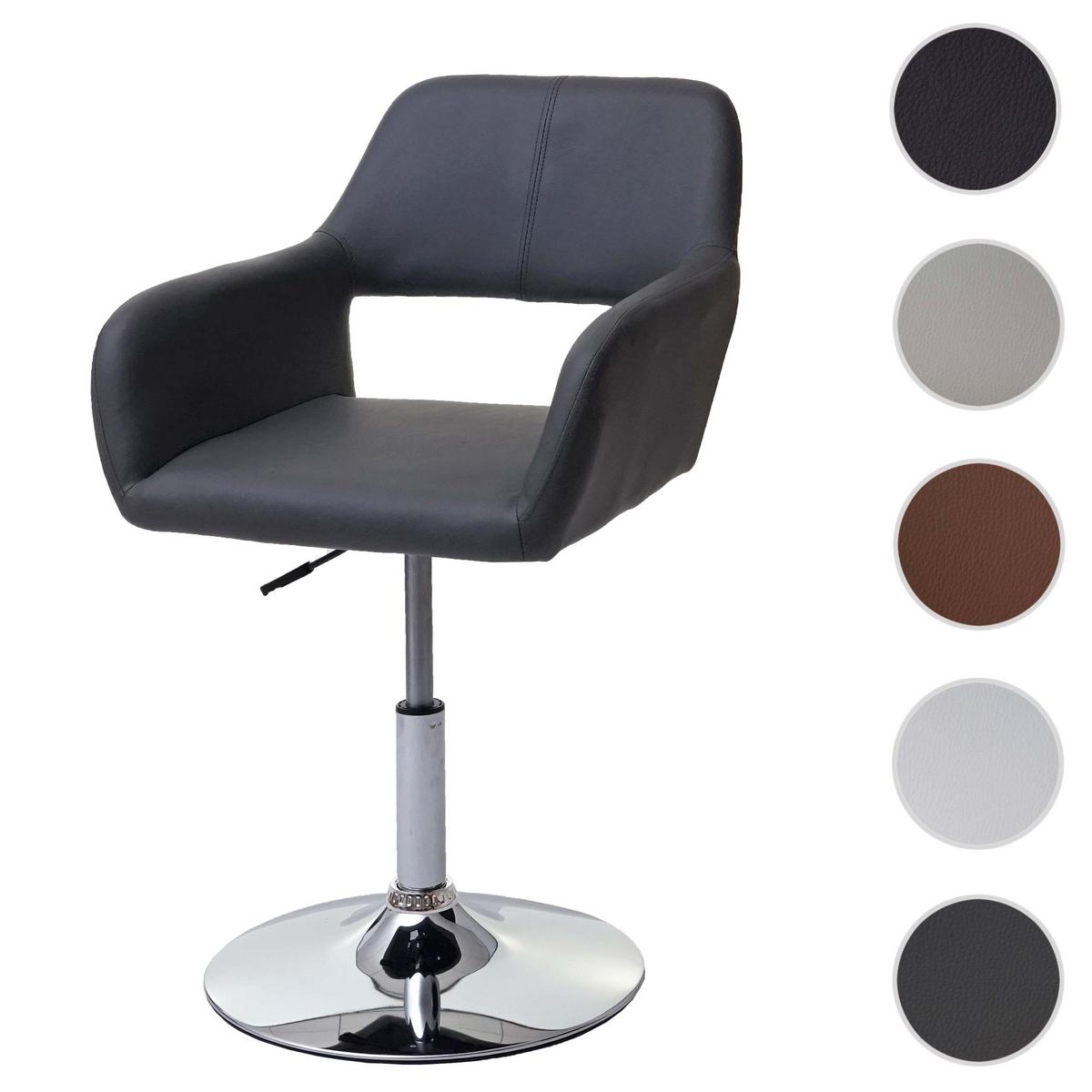 ESSZIMMERSTUHL Grau, Silber - Silberfarben/Grau, Textil (58/89/55cm) - MCW