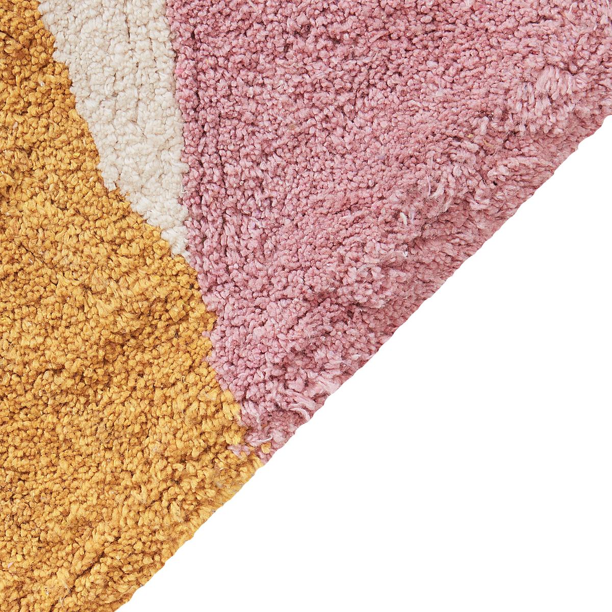 TEPPICH Rosa 140/200 cm Baumwolle Xinali - Pink, Textil (140/200cm) - Beliani