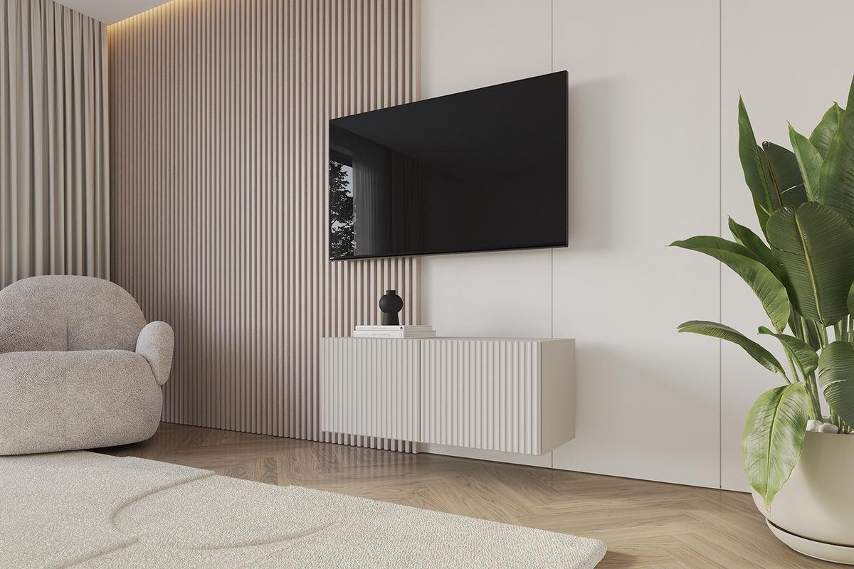 LOWBOARD NOA-2-W 100x40x40 cm - Kaschmir - Kaschmir, Holzwerkstoff (100/40/40cm) - ALTDECOR