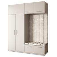 GARDEROBENSCHRANK REMA 200/240/60 cm Modern Kaschmir - Kaschmir/Beige, Holzwerkstoff (200/240/60cm) - MASSENO