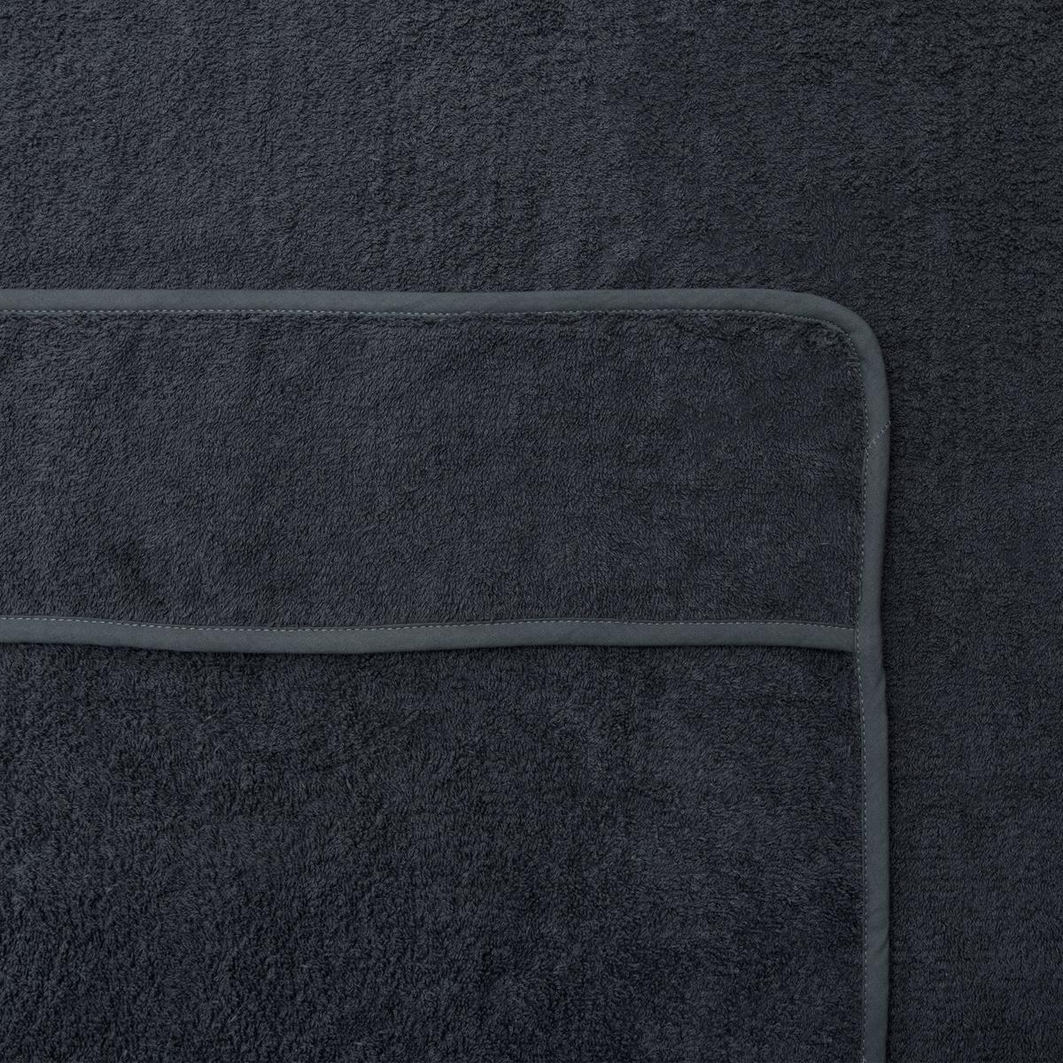 HANDTUCH Marbella 200/70cm Anthrazit - Anthrazit, Naturmaterialen/Textil (70/200cm) - Beautissu 