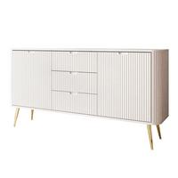 KOMMODE ZAIRA KSZ168 mit Schubladen Weiß - Weiß, Holzwerkstoff (168/87/39cm) - Lookway
