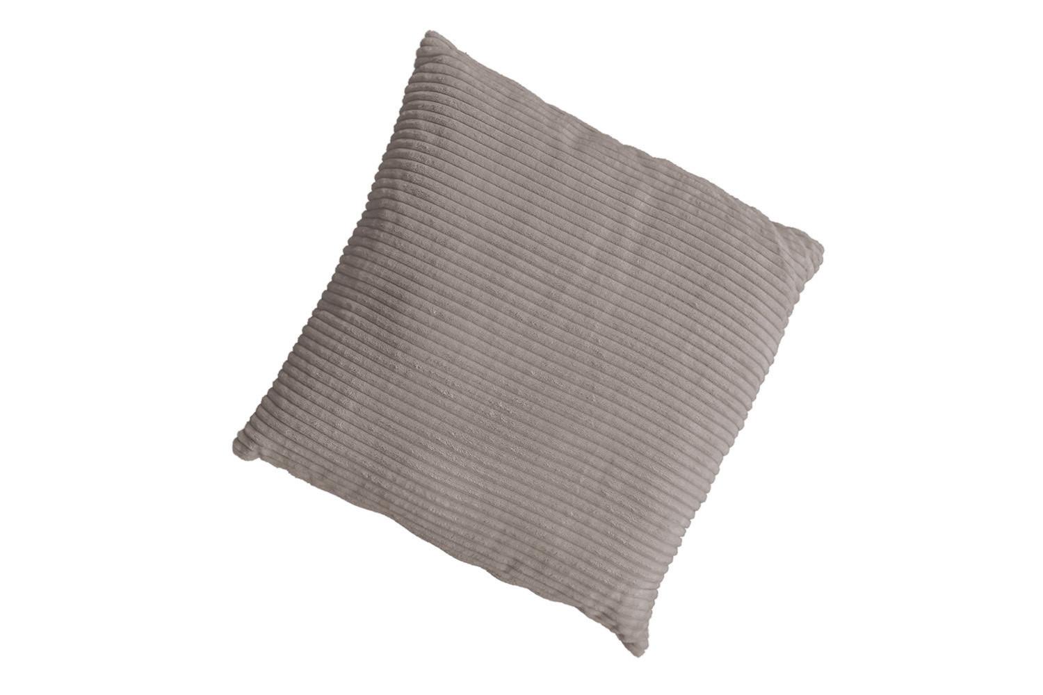 SPITZKISSEN MADELINE Taupe Cord - Taupe, Textil (50/14cm) - KAWOLA