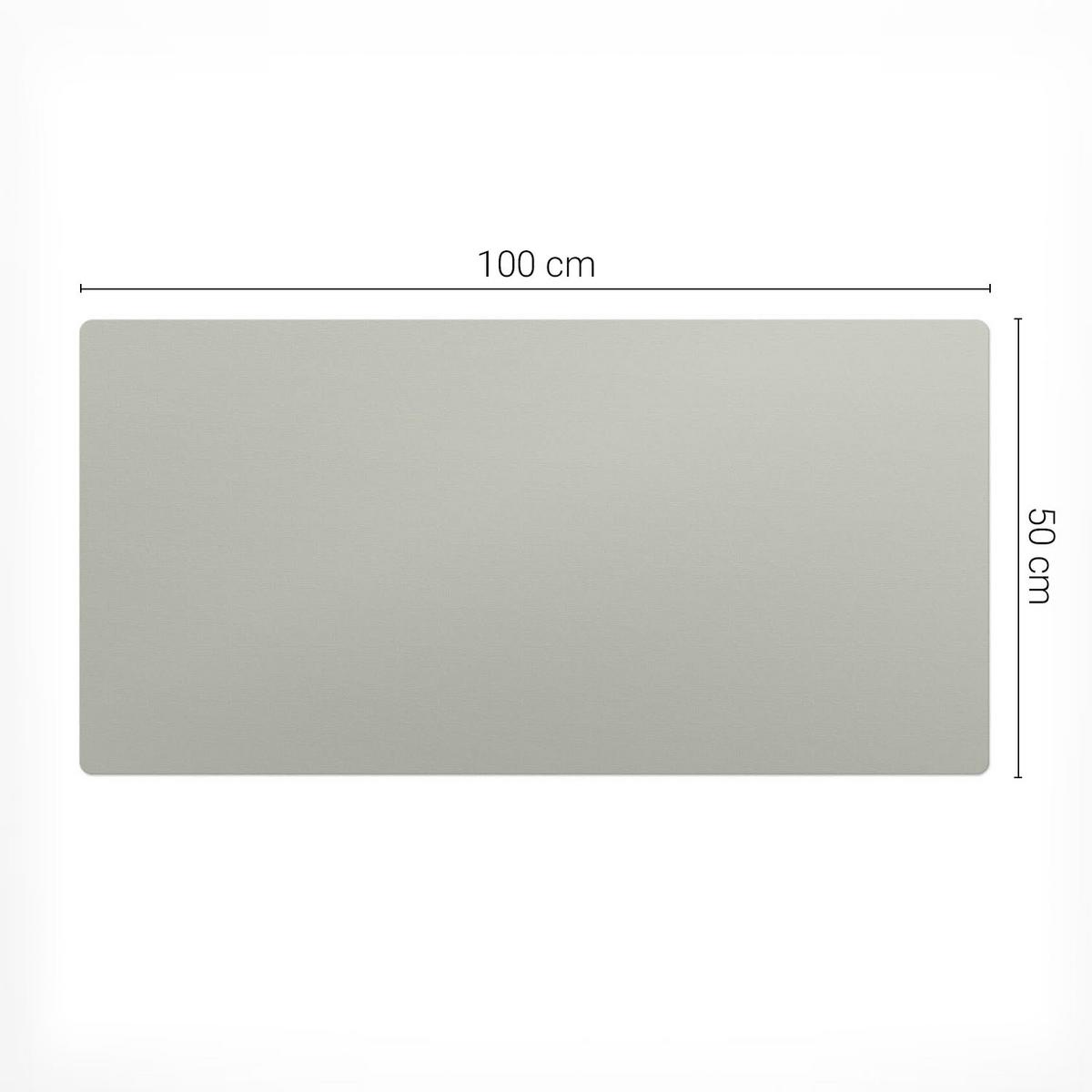 SCHREIBTISCHUNTERLAGE 100x50 cm Grün - Pastellgrün, Kunststoff (100/50/1.6cm) - Wallfluent