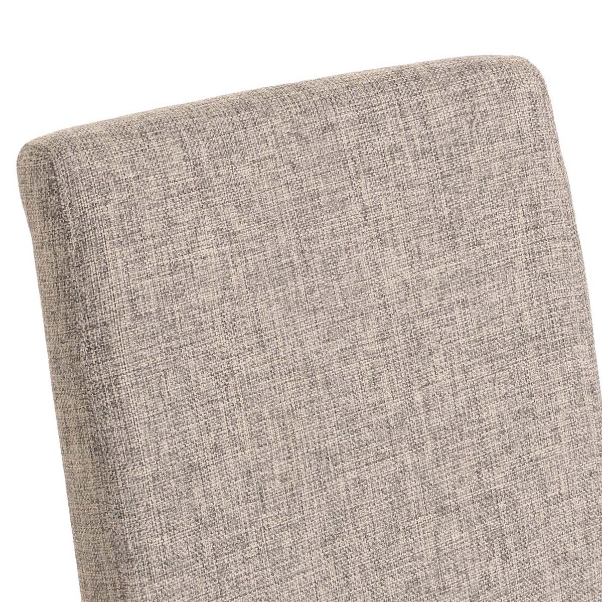 ESSZIMMERSTUHL Grau, Braun 4er-Set - Braun/Grau, Textil (43/90/56cm) - MCW