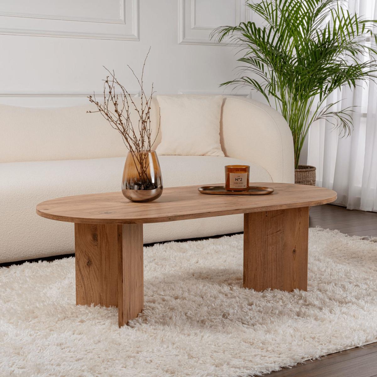 COUCHTISCH - iris 119/60/39,8 cm - Kieferfarben, Holzwerkstoff (65/60/39.8cm) - Calicosy