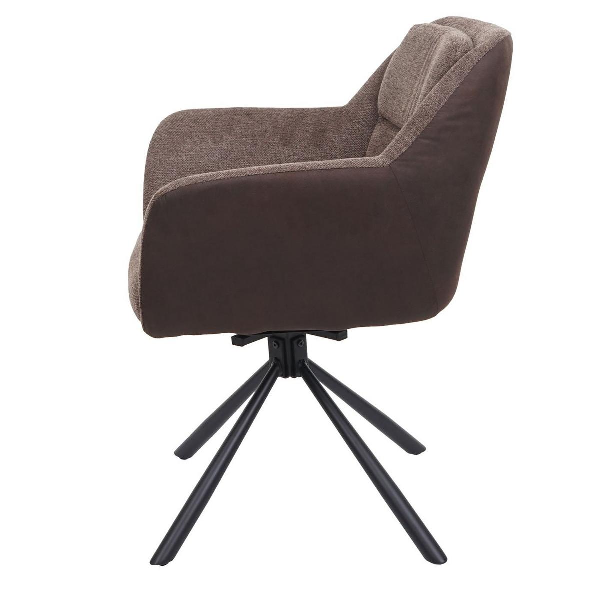 ESSZIMMERSTUHL Braun - Dunkelbraun/Braun, Textil (65/83/57cm) - MCW