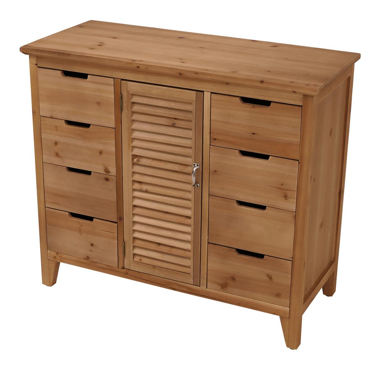 APOTHEKERKOMMODE Braun - Braun, Holz (91/80/40cm) - MCW