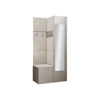 GARDEROBEN-SET Orion XXV - Kaschmir/Beige, Holzwerkstoff/Kunststoff (82/186/46cm) - MIRJAN24