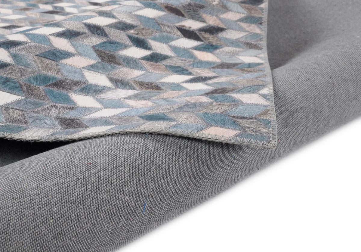 KURZFLORTEPPICH Serena 50x80 cm - Blau, Textil (50/80cm) - Gino Falcone
