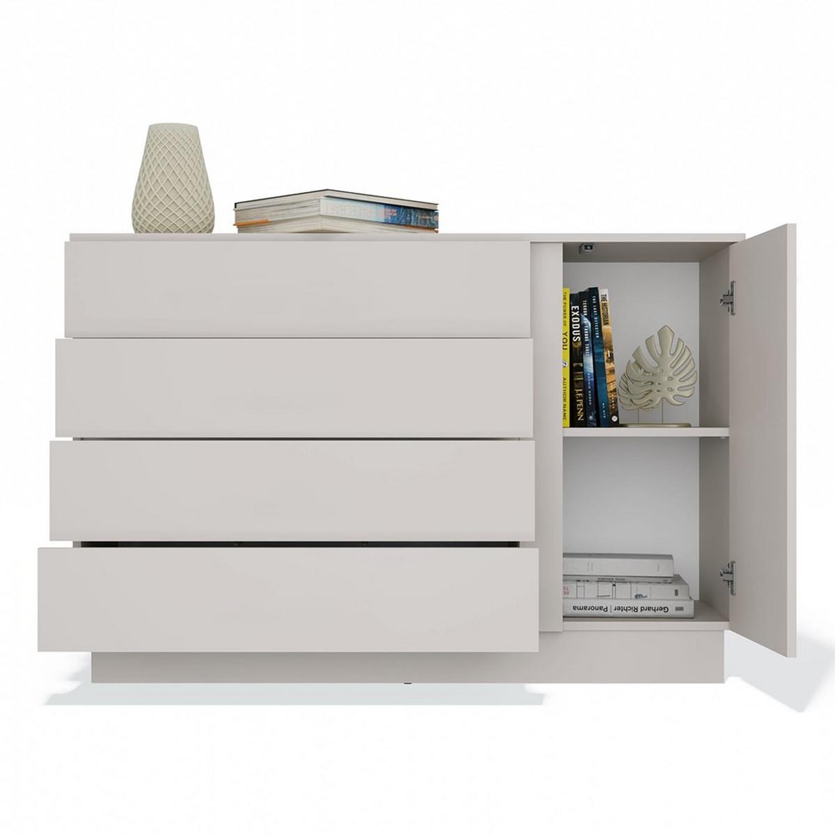 KOMMODE Kaschmir 125/84/40 - Kaschmir, Holzwerkstoff (125/84/40cm) - RAUMHIRSCH FURNITURE
