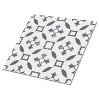 FLIESENAUFKLEBER 9 Stück 30x30 cm selbstklebend Muster aus dem Nahen Osten - Grau, Textil (30/1.6/30cm) - TULUP