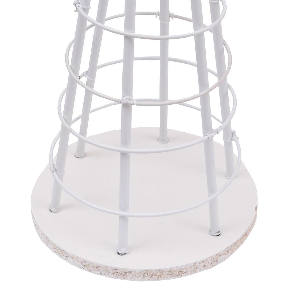 DEKO-BAUM Weiß - Weiß, Metall (38/160cm) - MCW