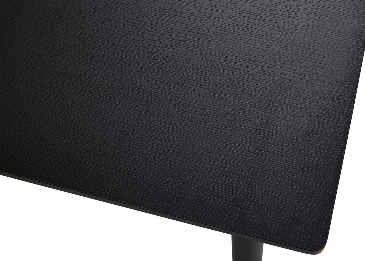 ESSTISCH Mogest 140 cm - Dunkelbraun, Holzwerkstoff/Metall (85/140/75cm) - Selsey