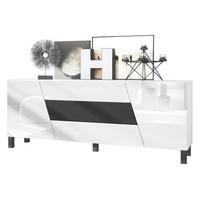 SIDEBOARD Houston Schwarz matt - Schwarz, Holzwerkstoff (178/69.5/38.5cm) - Vladon