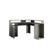 SCHREIBTISCH OBSIDIAN 139x139x88,7 cm Bürotisch Computertisch, Graphitfarben - Graphitfarben, Holzwerkstoff (139/139/88.7cm) - MASSENO