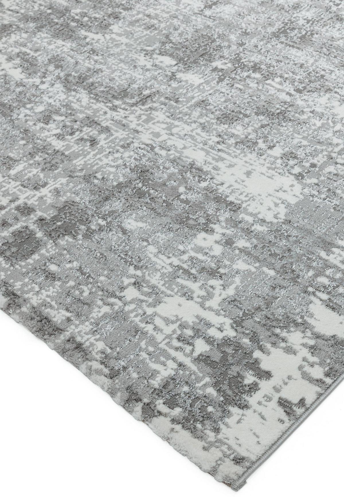 TEPPICH PARMA-Sorbolo, abstrakt, Silbergrau, 200 x 290 cm - Grau, Textil (290/200cm) - KADIMA DESIGN