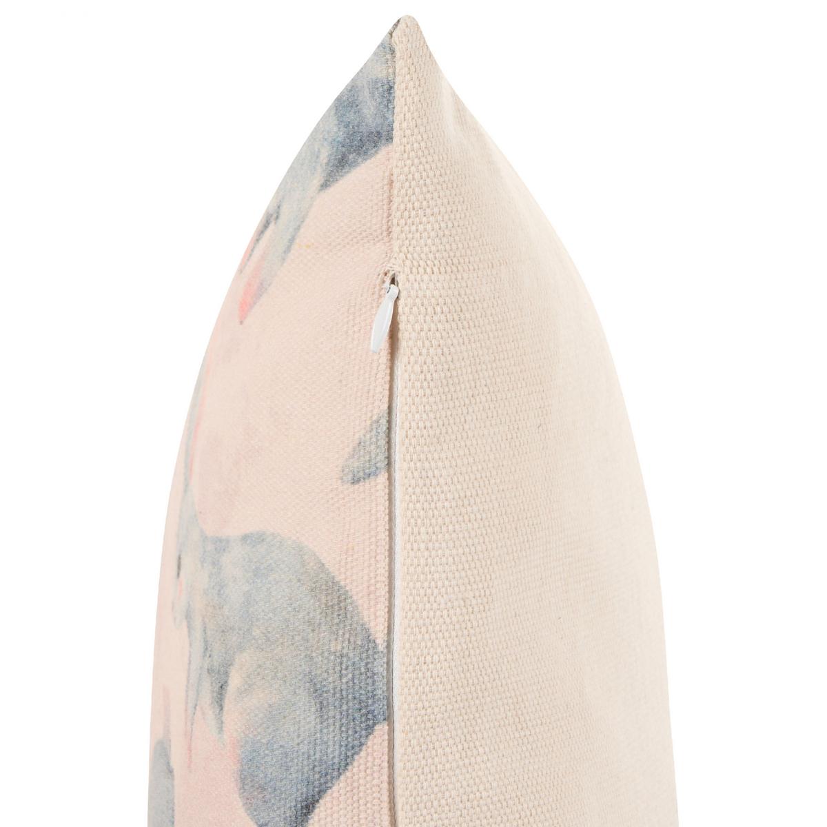 DEKOKISSEN 2er-Set Rosa 45/45 cm Ratibida - Pink, Naturmaterialien/Textil (45/45cm) - Beliani