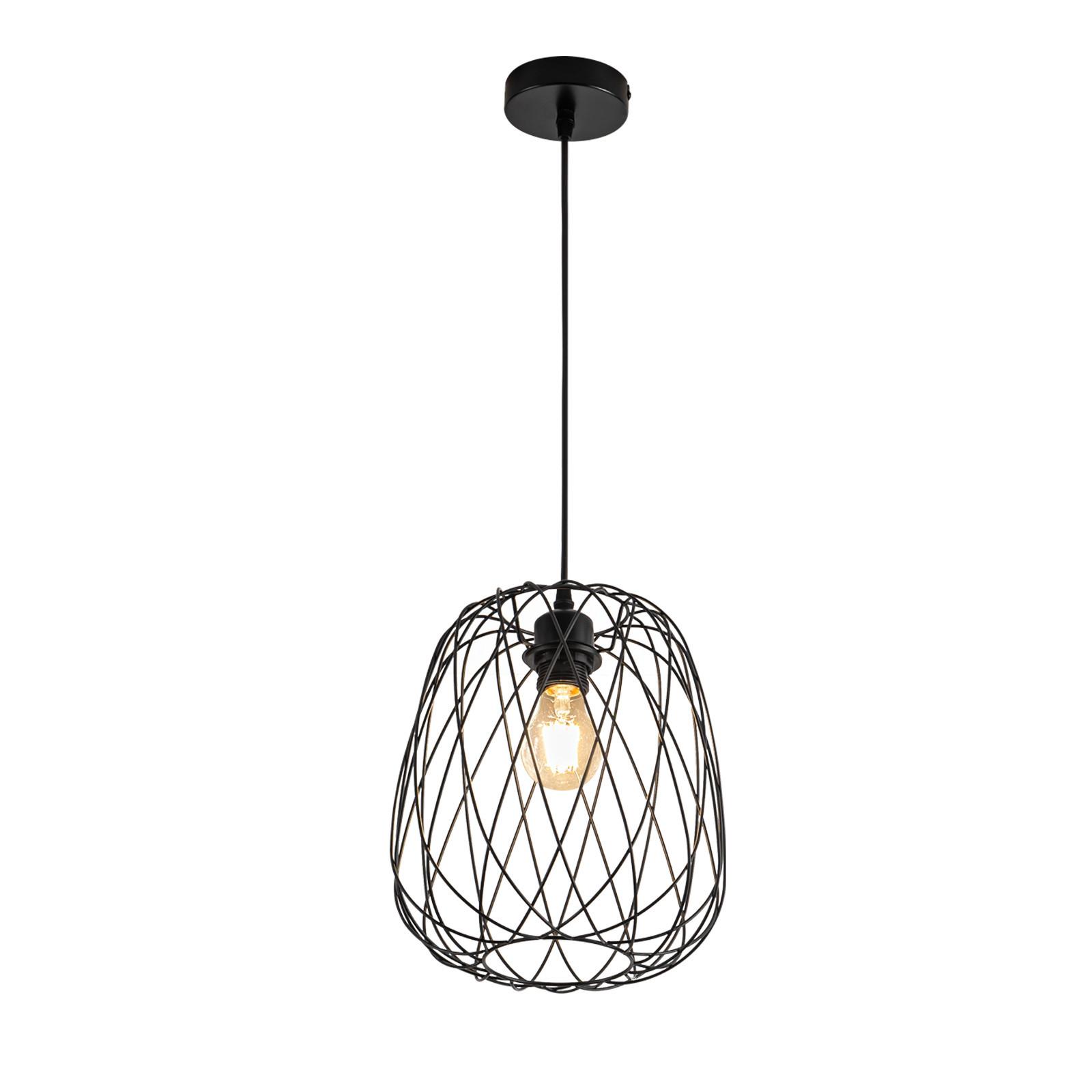 HÄNGELEUCHTE Finnu 25/25/28 cm - Schwarz, Metall (25/25/28cm) - ZMH