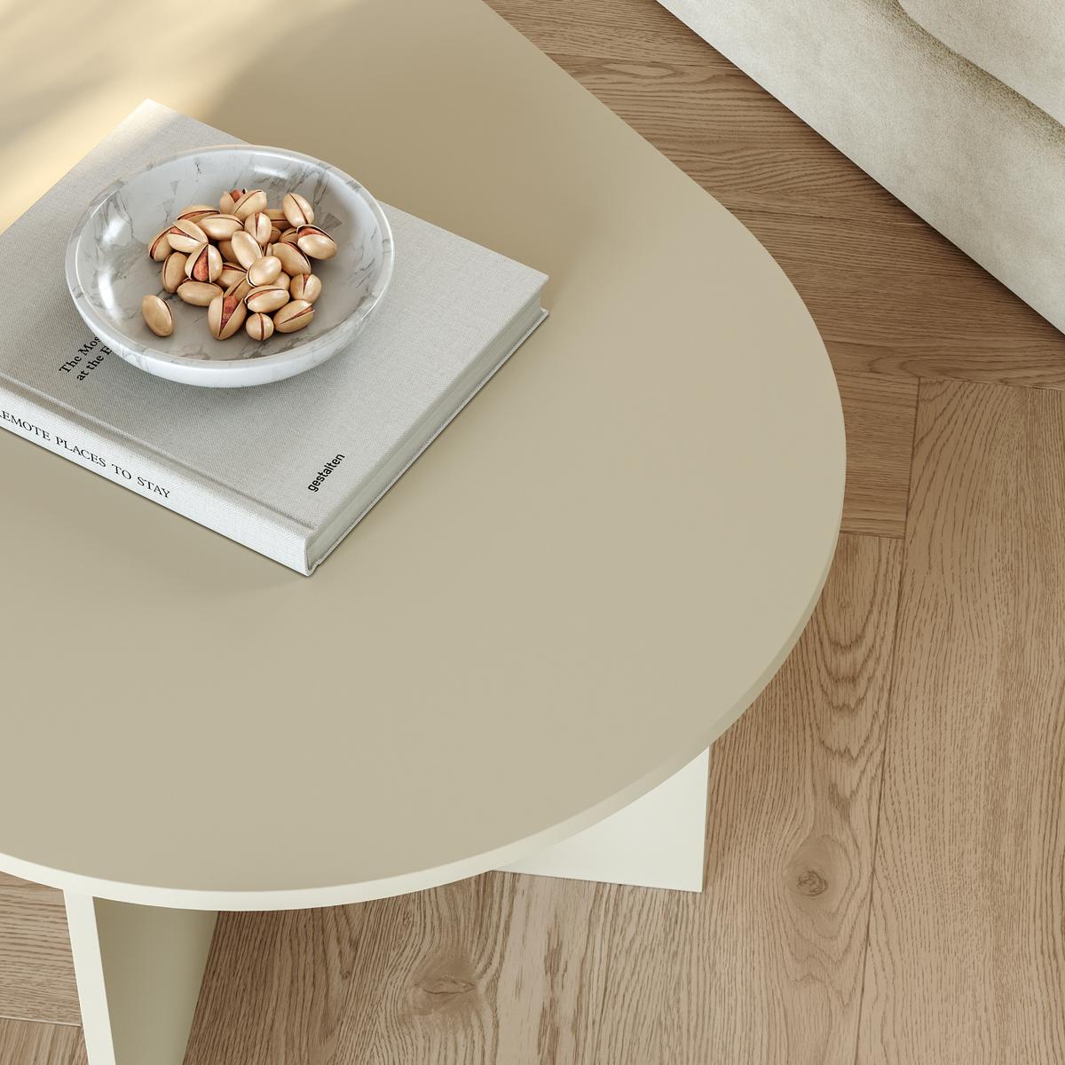 COUCHTISCH Kynd 119/60/40 cm - Sandfarben, Holzwerkstoff (119/60/40cm) - [en.casa]